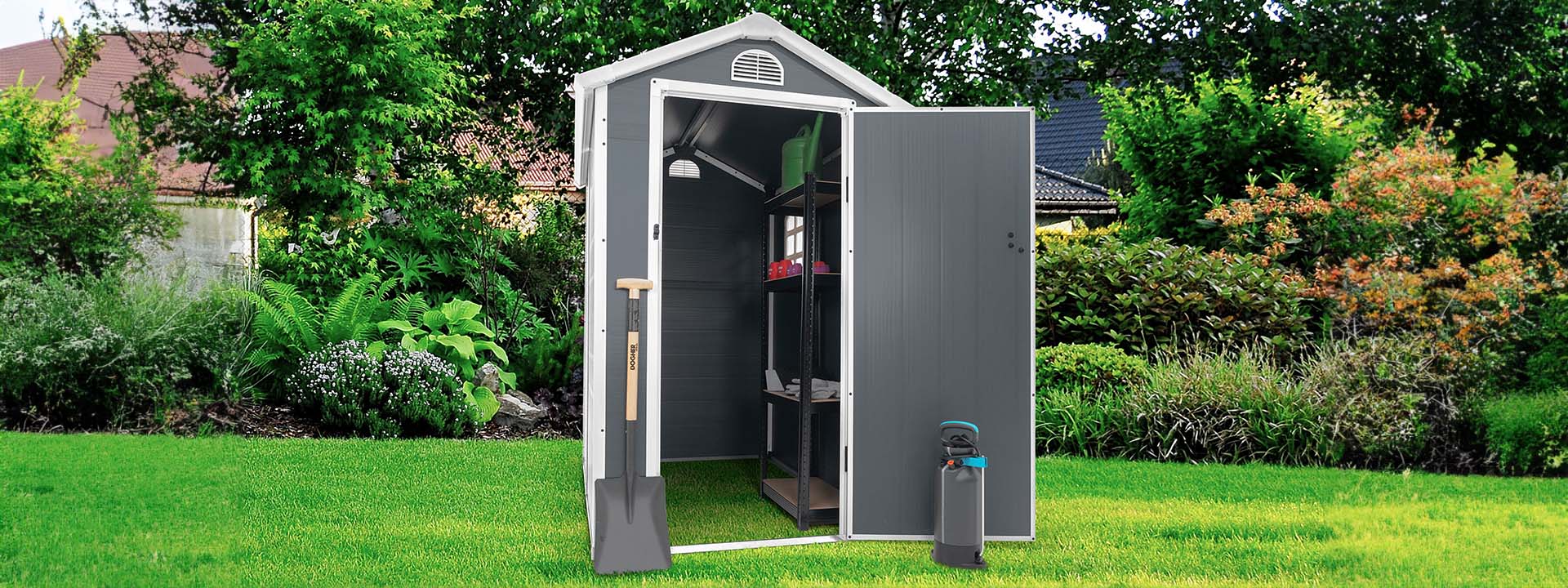 Garden Sheds. A place for everything and everything in its place